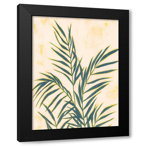 Sunset Fronds II Black Modern Wood Framed Art Print with Double Matting by Popp, Grace