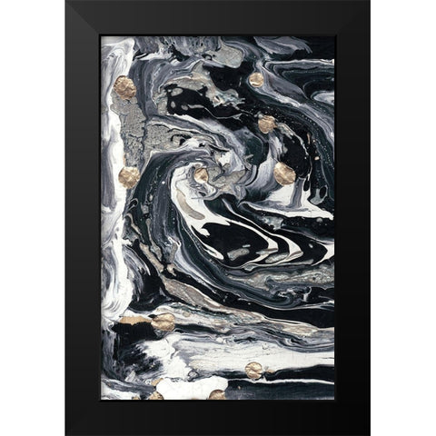 Ebony and Ivory I Black Modern Wood Framed Art Print by Ludwig, Alicia