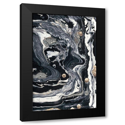 Ebony and Ivory II Black Modern Wood Framed Art Print by Ludwig, Alicia