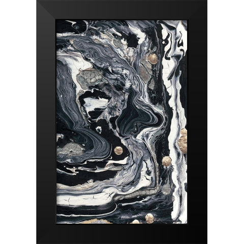 Ebony and Ivory II Black Modern Wood Framed Art Print by Ludwig, Alicia