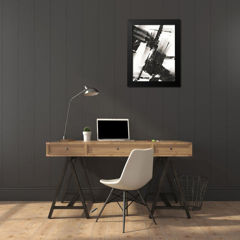 Diagonal Matrix I Black Modern Wood Framed Art Print by Harper, Ethan
