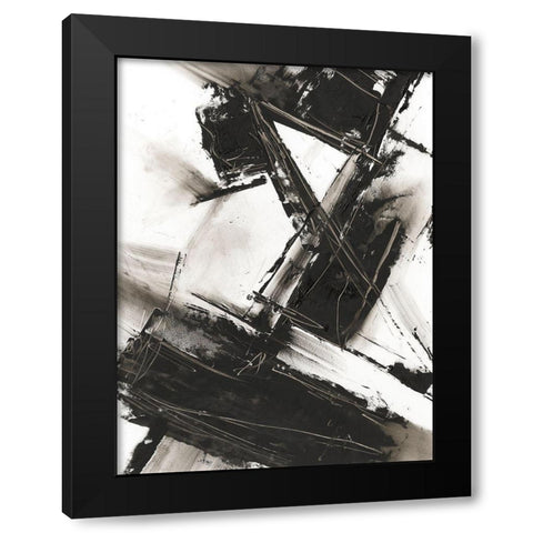 Diagonal Matrix II Black Modern Wood Framed Art Print by Harper, Ethan