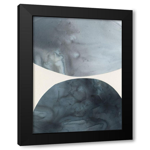 Gravitate II Black Modern Wood Framed Art Print by Borges, Victoria