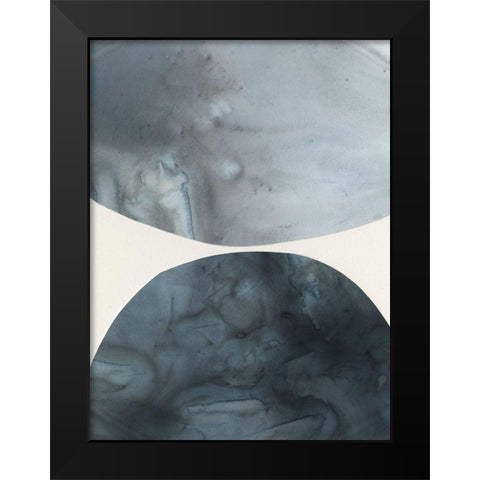 Gravitate II Black Modern Wood Framed Art Print by Borges, Victoria