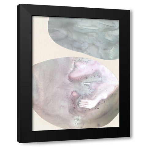 Gravitate III Black Modern Wood Framed Art Print with Double Matting by Borges, Victoria