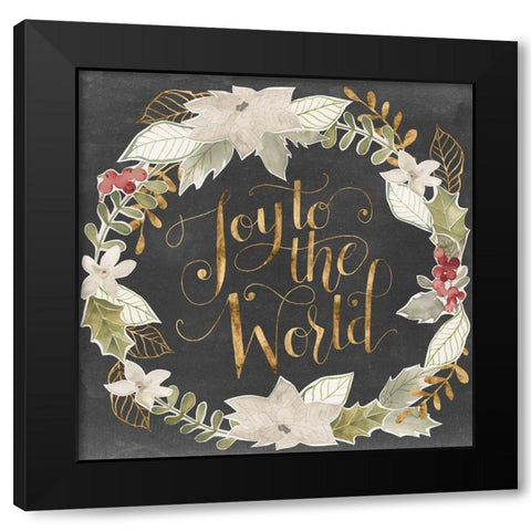 Gilded Christmas II Black Modern Wood Framed Art Print by Popp, Grace