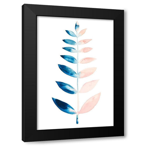 Sprig II Black Modern Wood Framed Art Print with Double Matting by Popp, Grace