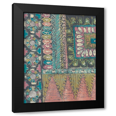 Bohemia I Black Modern Wood Framed Art Print with Double Matting by Zarris, Chariklia