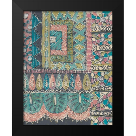 Bohemia II Black Modern Wood Framed Art Print by Zarris, Chariklia