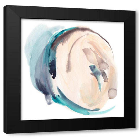 Sandy Sea II Black Modern Wood Framed Art Print with Double Matting by Parker, Jennifer Paxton
