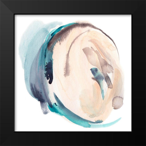 Sandy Sea II Black Modern Wood Framed Art Print by Parker, Jennifer Paxton