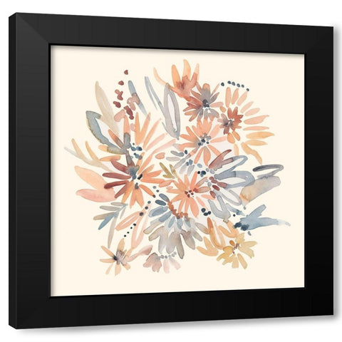 Wallflowers I Black Modern Wood Framed Art Print with Double Matting by Zarris, Chariklia