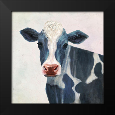 Over the Gate I Black Modern Wood Framed Art Print by Borges, Victoria