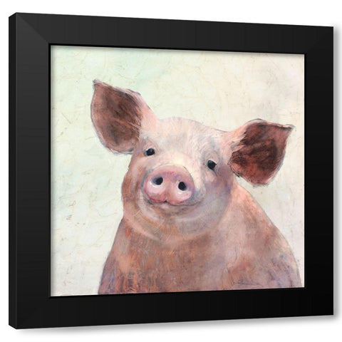 Over the Gate III Black Modern Wood Framed Art Print with Double Matting by Borges, Victoria