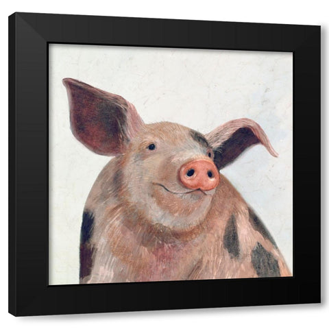 Over the Gate IV Black Modern Wood Framed Art Print by Borges, Victoria