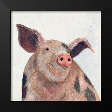 Over the Gate IV Black Modern Wood Framed Art Print by Borges, Victoria