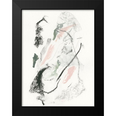 Unravel I Black Modern Wood Framed Art Print by Borges, Victoria