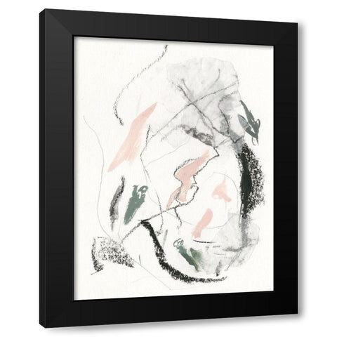 Unravel II Black Modern Wood Framed Art Print by Borges, Victoria