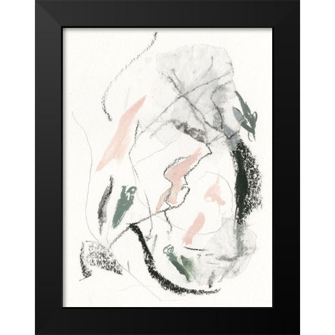Unravel II Black Modern Wood Framed Art Print by Borges, Victoria
