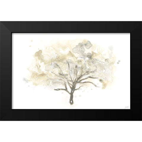 Neutral Arbor I Black Modern Wood Framed Art Print by Vess, June Erica