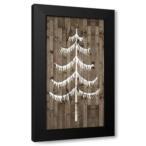 Wooded Whimsy III Black Modern Wood Framed Art Print with Double Matting by Popp, Grace