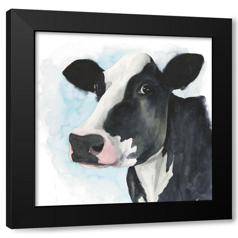 Farmhouse Friend I Black Modern Wood Framed Art Print with Double Matting by Popp, Grace