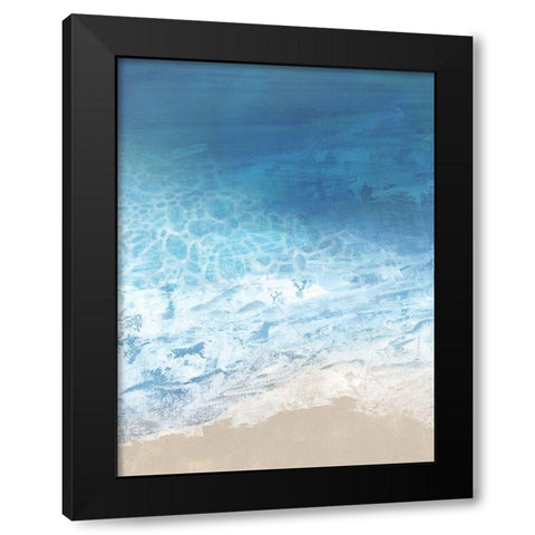 Ebb and Flow I Black Modern Wood Framed Art Print by Borges, Victoria