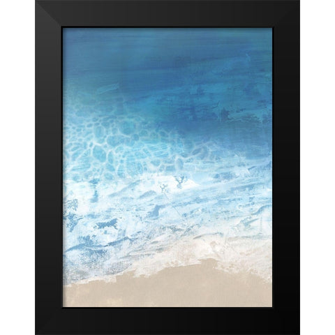 Ebb and Flow I Black Modern Wood Framed Art Print by Borges, Victoria
