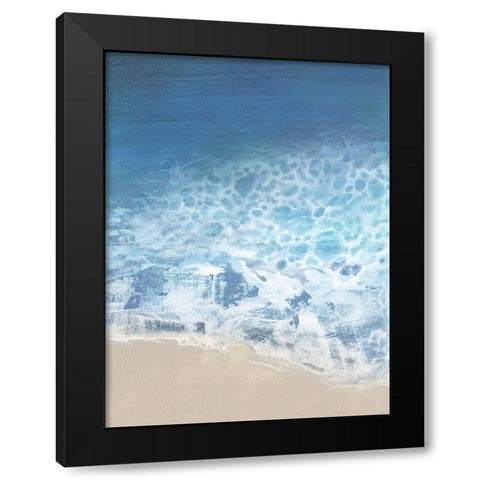 Ebb and Flow II Black Modern Wood Framed Art Print by Borges, Victoria