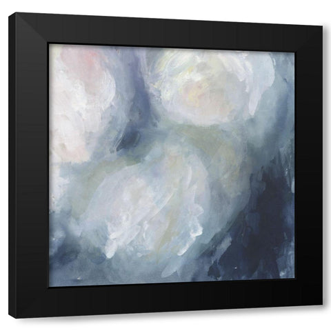 Blue Ambrosia II Black Modern Wood Framed Art Print with Double Matting by Borges, Victoria