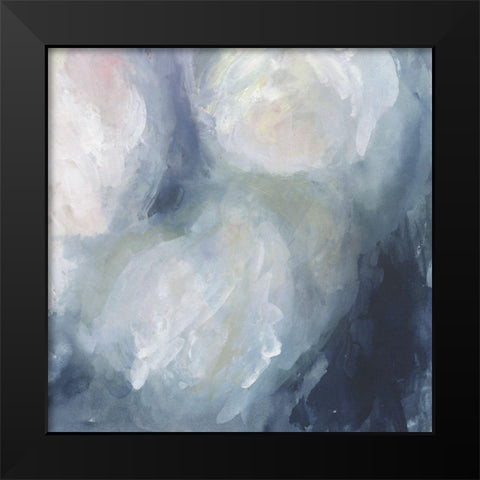 Blue Ambrosia II Black Modern Wood Framed Art Print by Borges, Victoria