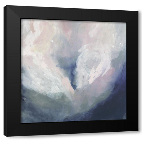 Blue Ambrosia IV Black Modern Wood Framed Art Print with Double Matting by Borges, Victoria