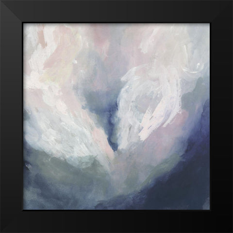 Blue Ambrosia IV Black Modern Wood Framed Art Print by Borges, Victoria