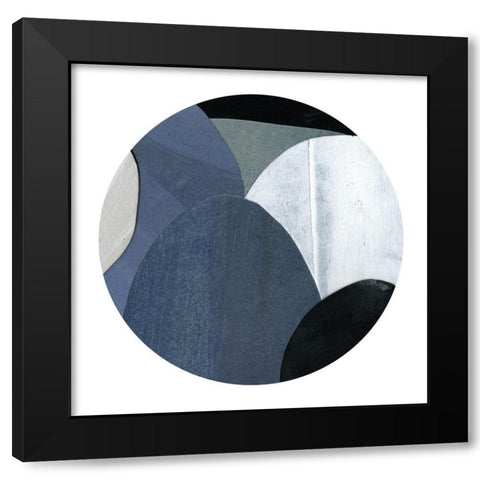 Littoral Composite I Black Modern Wood Framed Art Print by Scarvey, Emma