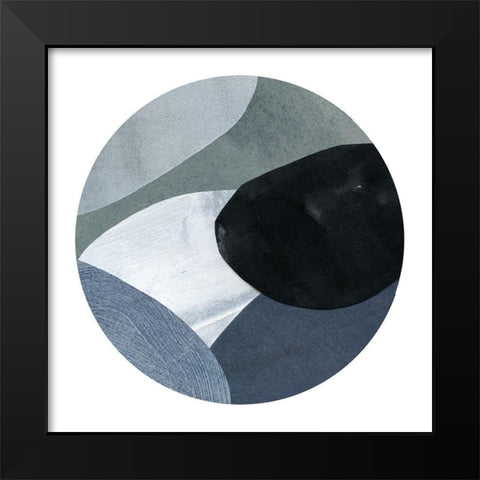 Littoral Composite II Black Modern Wood Framed Art Print by Scarvey, Emma