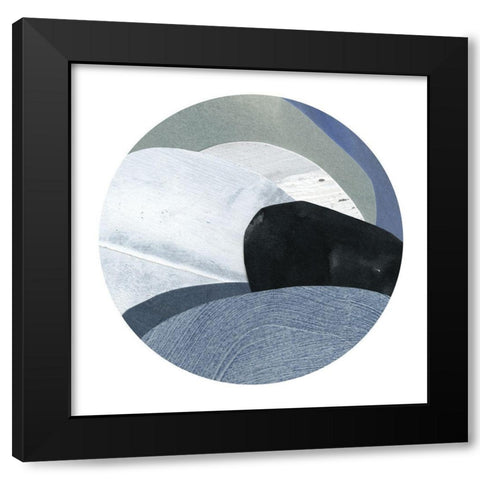 Littoral Composite IV Black Modern Wood Framed Art Print with Double Matting by Scarvey, Emma