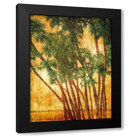 Grunge Beach III Black Modern Wood Framed Art Print by Nall, Skip
