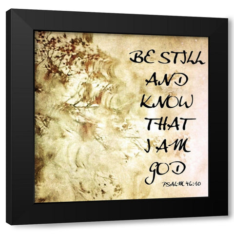 Spiritual I Black Modern Wood Framed Art Print by Nall, Skip