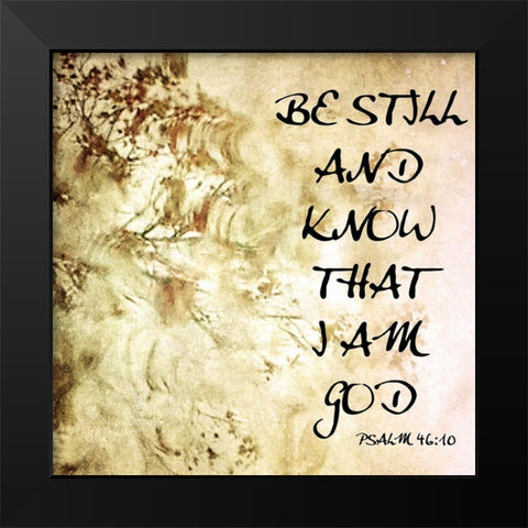 Spiritual I Black Modern Wood Framed Art Print by Nall, Skip