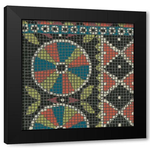 Woven Journey II Black Modern Wood Framed Art Print with Double Matting by Zarris, Chariklia