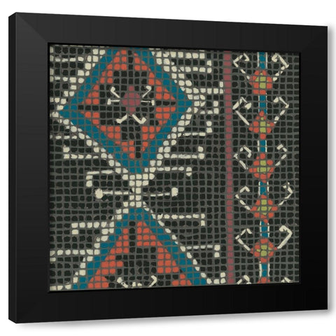 Woven Journey III Black Modern Wood Framed Art Print with Double Matting by Zarris, Chariklia