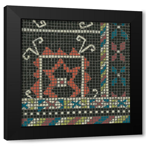 Woven Journey IV Black Modern Wood Framed Art Print with Double Matting by Zarris, Chariklia