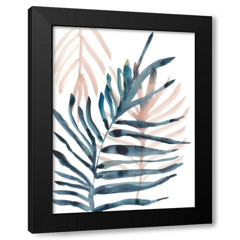 Panama Palms I Black Modern Wood Framed Art Print with Double Matting by Zarris, Chariklia