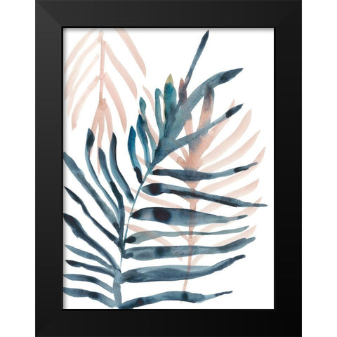 Panama Palms I Black Modern Wood Framed Art Print by Zarris, Chariklia