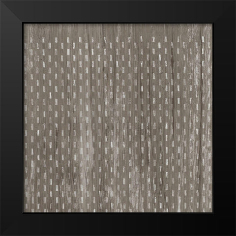 Weathered Wood Patterns VIII Black Modern Wood Framed Art Print by Vess, June Erica