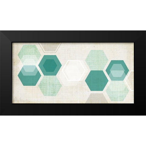 Hex Mobile I Black Modern Wood Framed Art Print by Fagalde, Jarman
