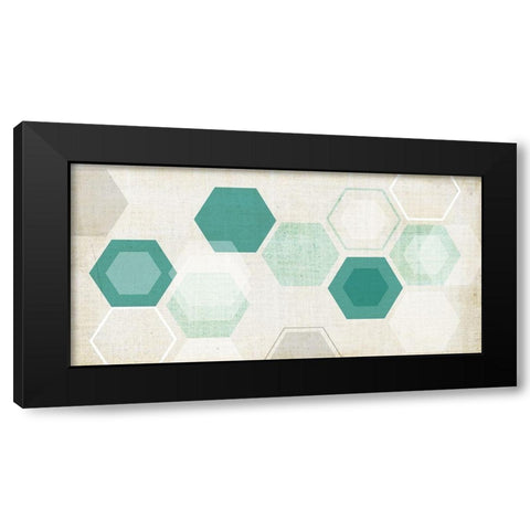 Hex Mobile II Black Modern Wood Framed Art Print by Fagalde, Jarman