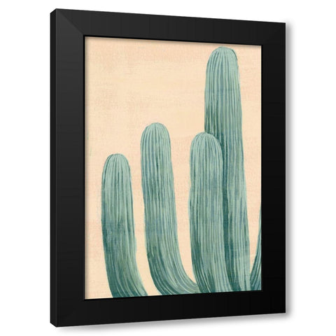 Dusty Cacti I Black Modern Wood Framed Art Print by Popp, Grace