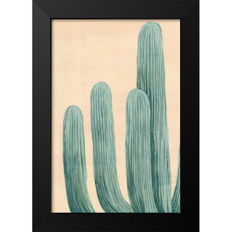Dusty Cacti I Black Modern Wood Framed Art Print by Popp, Grace
