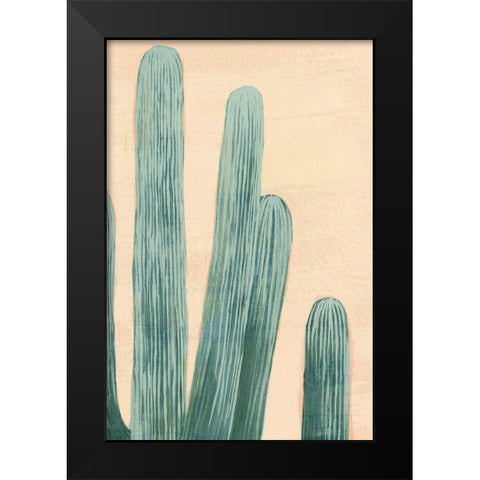 Dusty Cacti II Black Modern Wood Framed Art Print by Popp, Grace